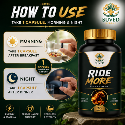 Suved Herbal Ride More Power Capsule for Men