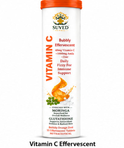 Suved Herbal Vitamin C Bubbly Effervescent Tablets