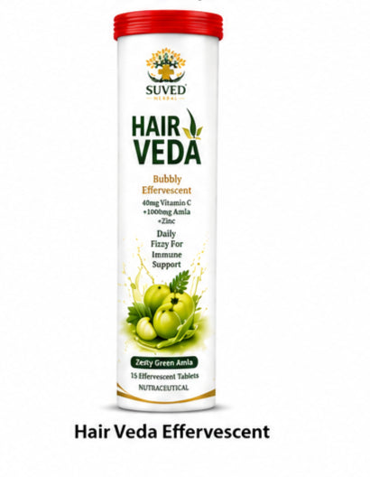 Suved Herbal Hair Veda Bubbly Effervescent Tablets