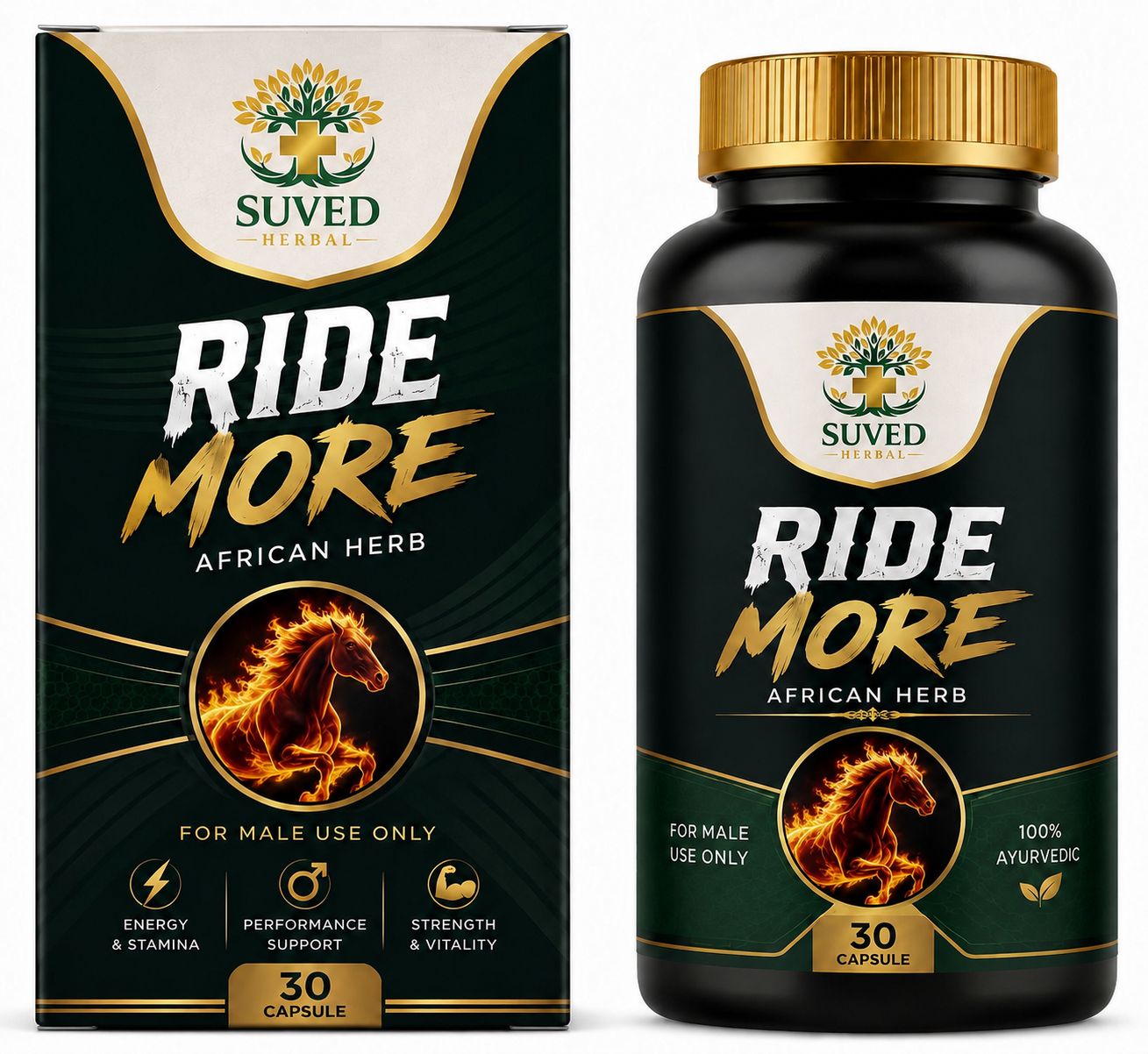 Suved Herbal Ride More Power Capsule for Men