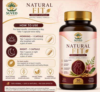 Suved Herbal Natural Fit Breast Capsule for Women