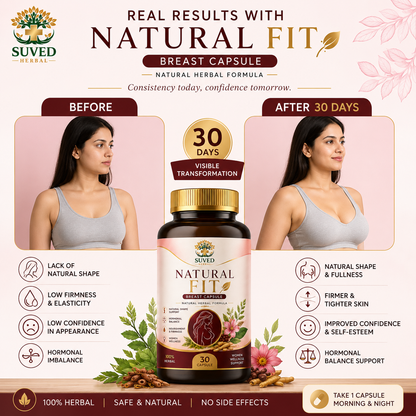 Suved Herbal Natural Fit Breast Capsule for Women